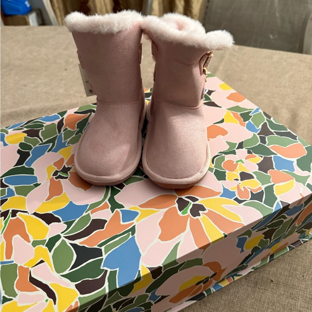 Pink Kids Boots